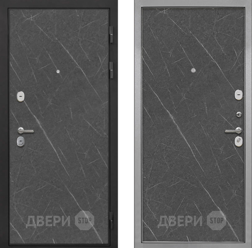 Входная металлическая Дверь Интекрон (INTECRON) Гектор Гранит Лава Оникс Гладкая Гранит лава оникс в Волоколамске