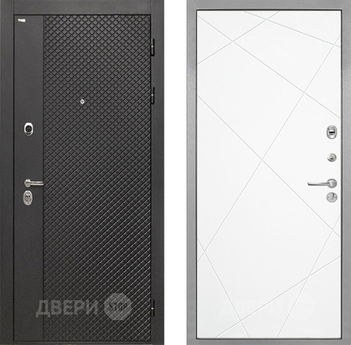 Дверь Интекрон (INTECRON) Олимпия Black 4К Лучи-М Софт милк в Волоколамске