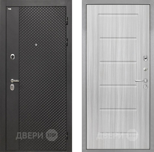 Входная металлическая Дверь Интекрон (INTECRON) Олимпия Black 4К ФЛ-39 Сандал белый в Волоколамске