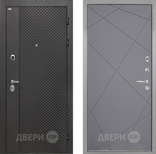 Дверь Интекрон (INTECRON) Олимпия Black 4К Лучи-М Графит софт в Волоколамске