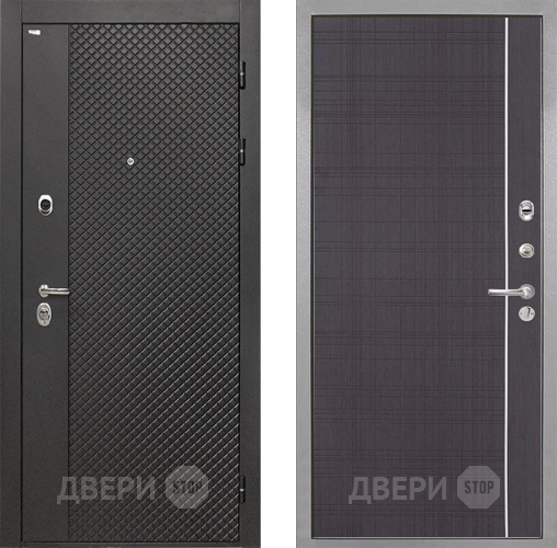 Входная металлическая Дверь Интекрон (INTECRON) Олимпия Black 4К В-07 с молдингом Венге в Волоколамске