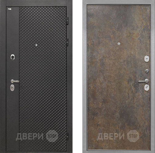 Дверь Интекрон (INTECRON) Олимпия Black 4К Гладкая Гранж в Волоколамске