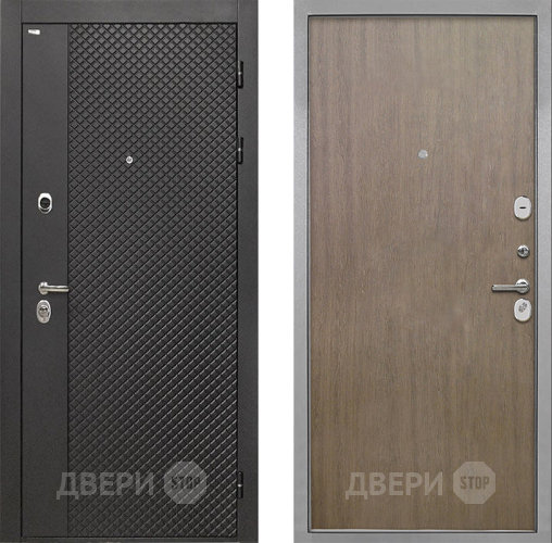 Дверь Интекрон (INTECRON) Олимпия Black 4К Гладкая шпон Венге коричневый в Волоколамске