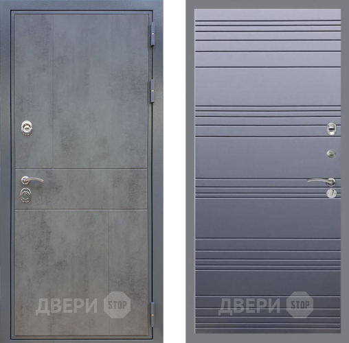 Дверь Рекс (REX) ФЛ-290 Line Силк титан в Волоколамске
