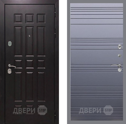 Входная металлическая Дверь Рекс (REX) 8 Line Силк титан в Волоколамске