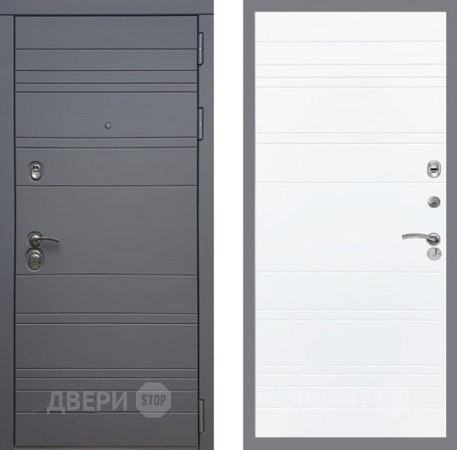 Дверь Рекс (REX) 14 силк титан Line Силк Сноу в Волоколамске