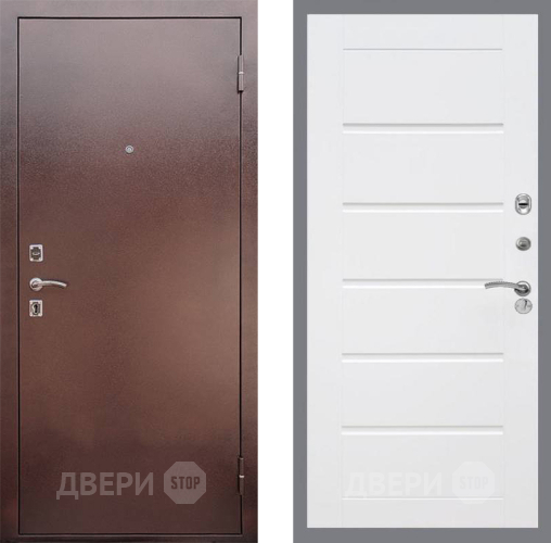 Входная металлическая Дверь Рекс (REX) 1 Сити Белый ясень в Волоколамске