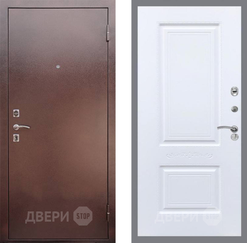 Входная металлическая Дверь Рекс (REX) 1 Смальта Силк Сноу в Волоколамске