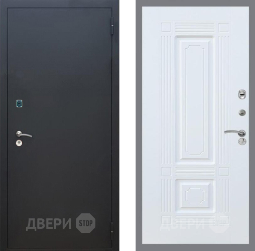 Дверь Рекс (REX) 1A Черный Муар FL-2 Силк Сноу в Волоколамске