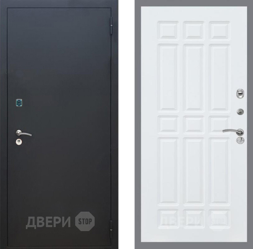 Дверь Рекс (REX) 1A Черный Муар FL-33 Силк Сноу в Волоколамске