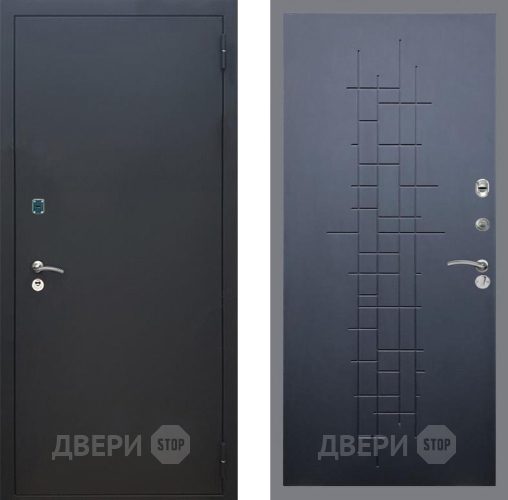 Дверь Рекс (REX) 1A Черный Муар FL-289 Ясень черный в Волоколамске