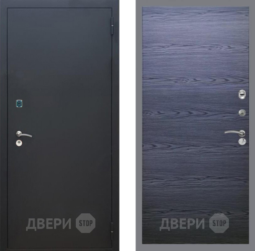 Дверь Рекс (REX) 1A Черный Муар GL Дуб тангенальный черный в Волоколамске