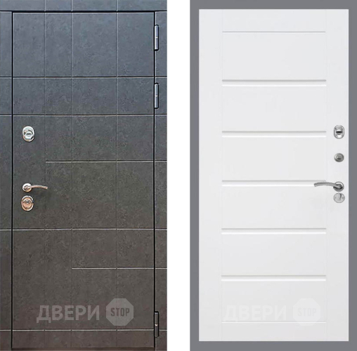 Входная металлическая Дверь Рекс (REX) 21 Сити Белый ясень в Волоколамске