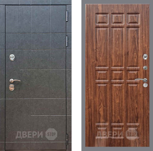 Входная металлическая Дверь Рекс (REX) 21 FL-33 орех тисненый в Волоколамске