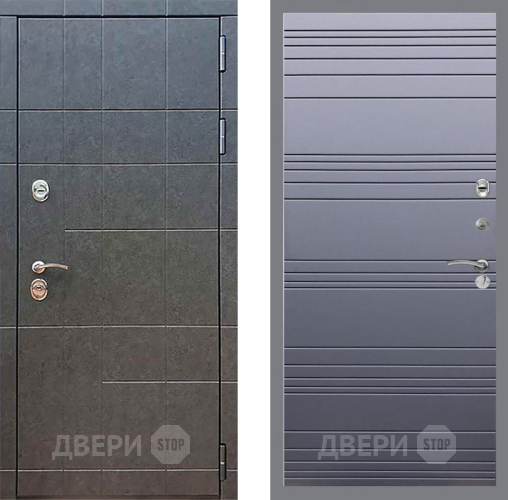Входная металлическая Дверь Рекс (REX) 21 Line Силк титан в Волоколамске