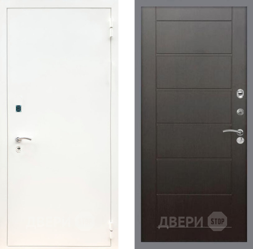 Дверь Рекс (REX) 1А Белая шагрень Сити Венге в Волоколамске