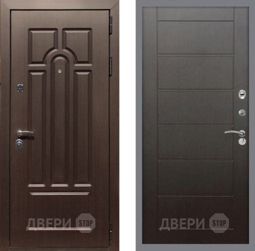 Входная металлическая Дверь Рекс (REX) Эврика Сити Венге в Волоколамске