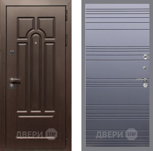 Дверь Рекс (REX) Эврика Line Силк титан в Волоколамске