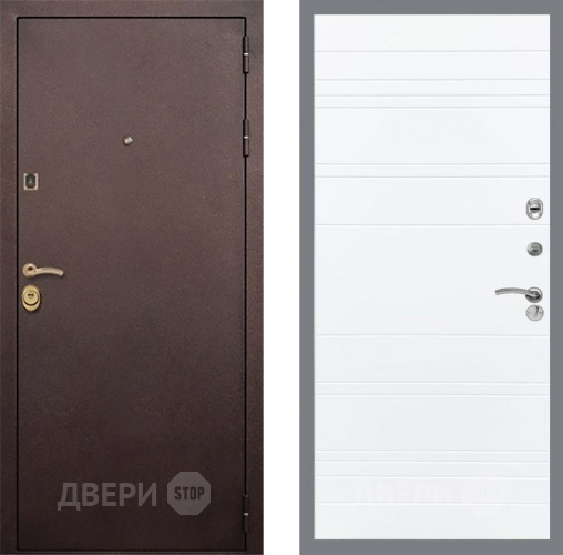 Дверь Рекс (REX) Лайт 3К Line Силк Сноу в Волоколамске