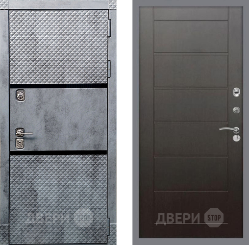 Дверь Рекс (REX) 15 Бетон Темный Сити Венге в Волоколамске