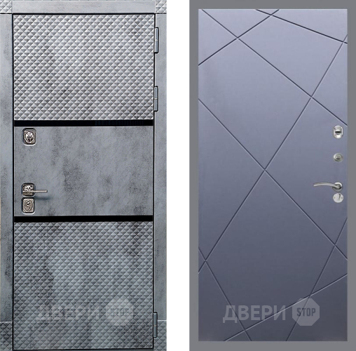 Дверь Рекс (REX) 15 Бетон Темный FL-291 Силк титан в Волоколамске