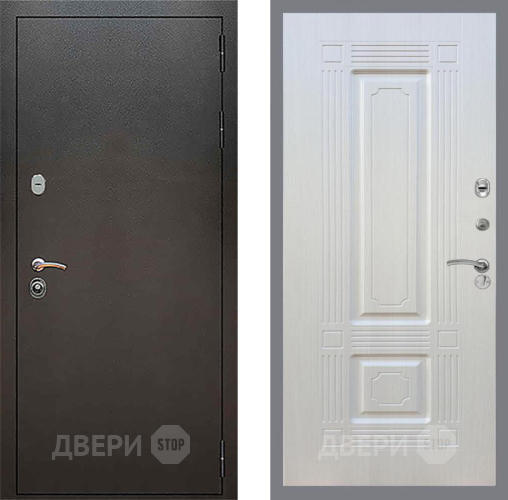 Дверь Рекс (REX) 5 Серебро Антик FL-2 Лиственница беж в Волоколамске