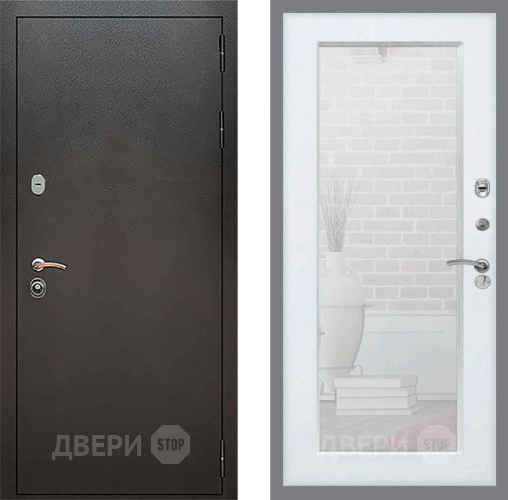 Дверь Рекс (REX) 5 Серебро Антик Зеркало Пастораль Силк Сноу в Волоколамске