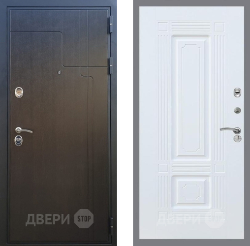 Входная металлическая Дверь Рекс (REX) Премиум-246 FL-2 Силк Сноу в Волоколамске