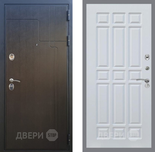Входная металлическая Дверь Рекс (REX) Премиум-246 FL-33 Белый ясень в Волоколамске
