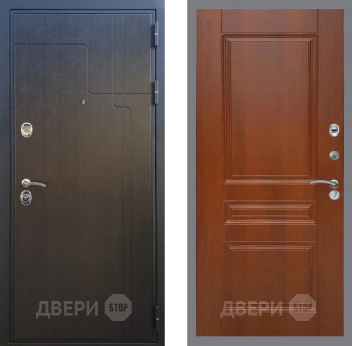 Входная металлическая Дверь Рекс (REX) Премиум-246 FL-243 Итальянский орех в Волоколамске