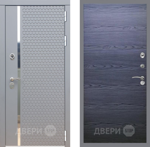 Дверь Рекс (REX) 24 GL Дуб тангенальный черный в Волоколамске