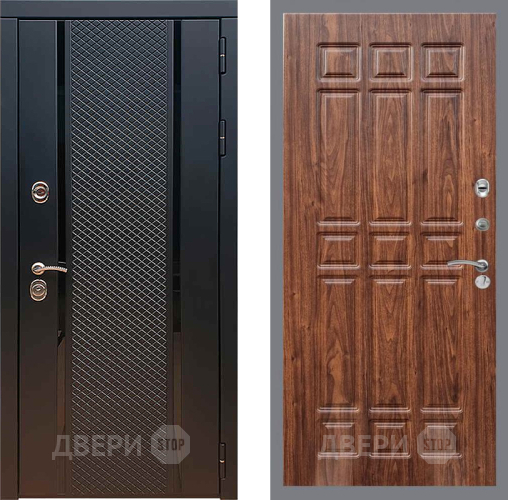 Дверь Рекс (REX) 25 FL-33 орех тисненый в Волоколамске