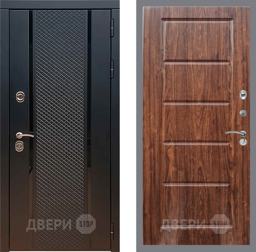 Дверь Рекс (REX) 25 FL-39 орех тисненый в Волоколамске