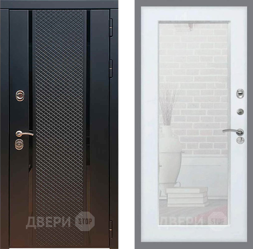 Дверь Рекс (REX) 25 Зеркало Пастораль Белый ясень в Волоколамске