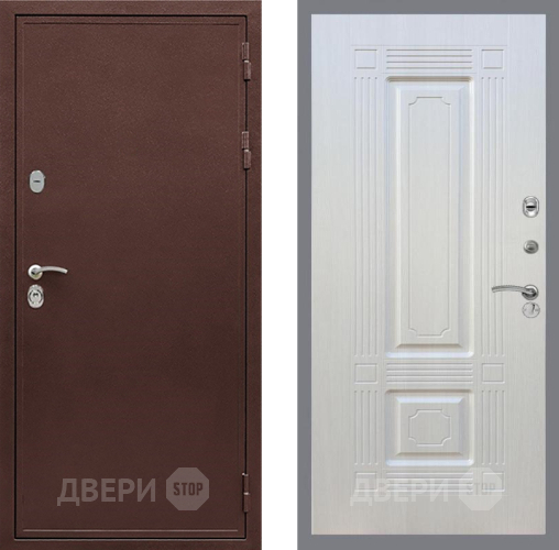 Дверь Рекс (REX) 5 металл 3 мм FL-2 Лиственница беж в Волоколамске