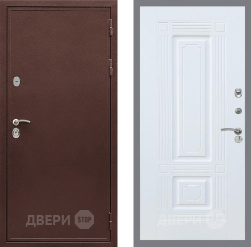 Дверь Рекс (REX) 5 металл 3 мм FL-2 Силк Сноу в Волоколамске