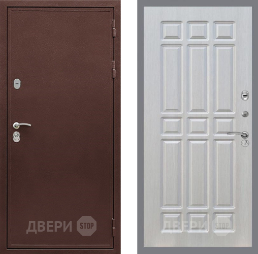 Дверь Рекс (REX) 5 металл 3 мм FL-33 Лиственница беж в Волоколамске