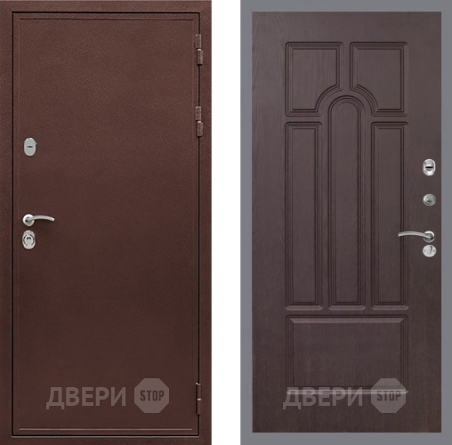 Входная металлическая Дверь Рекс (REX) 5 металл 3 мм FL-58 Венге в Волоколамске