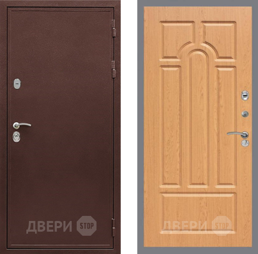 Входная металлическая Дверь Рекс (REX) 5 металл 3 мм FL-58 Дуб в Волоколамске