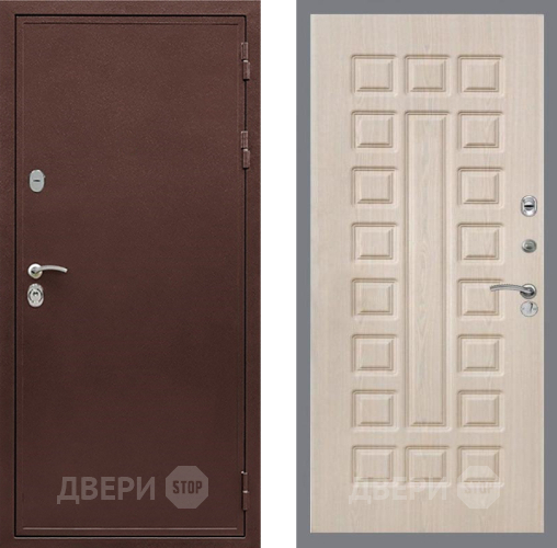 Входная металлическая Дверь Рекс (REX) 5 металл 3 мм FL-183 Беленый дуб в Волоколамске