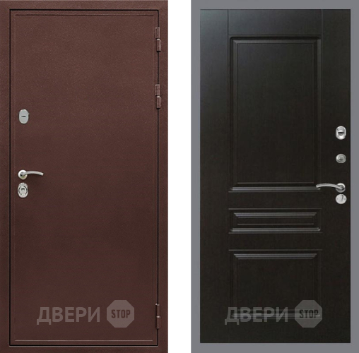 Дверь Рекс (REX) 5 металл 3 мм FL-243 Венге в Волоколамске