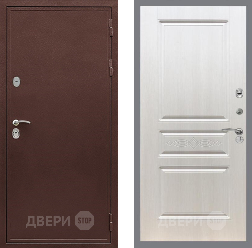 Входная металлическая Дверь Рекс (REX) 5 металл 3 мм FL-243 Лиственница беж в Волоколамске